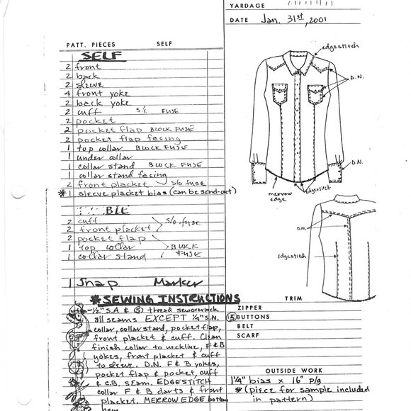 Anna Huling Black Voile, Diamond Studded Western Blouse - Picture 10 of 16